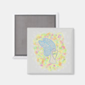 Joy Guardian Angel Art Custom Fridge Magnets Magneet (Voorkant / Achterkant)