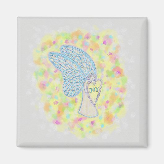 Joy Guardian Angel Art Custom Fridge Magnets Magneet (Voorkant)