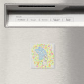 Joy Guardian Angel Art Custom Fridge Magnets Magneet (Insitu (Vaatwasser))