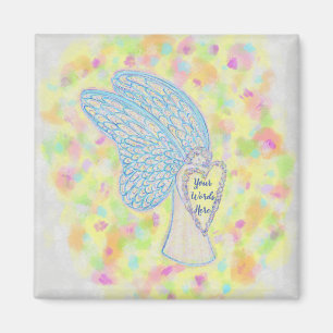 Joy Guardian Angel Art Custom Fridge Magnets Magneet