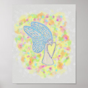 Joy Guardian Angel Art Print Posters