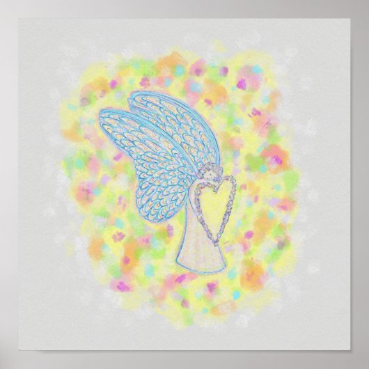 Joy Guardian Angel Art Print Posters (Voorkant)