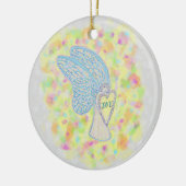 Joy Guardian Angel Custom Holiday Gift Ornaments Keramisch Ornament (Links)