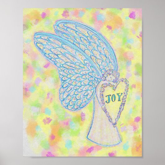 Joy Guardian Angel Kunstprint Poster (Voorkant)
