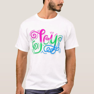 Joy Hand Lettering Polysexual Poly T-shirt
