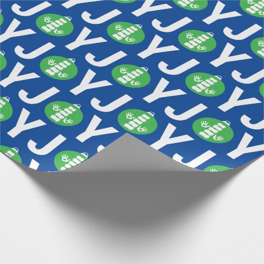 JOY Hands en Spine Logo Ornament Chiropractic Cadeaupapier (Hoek)