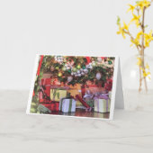 *JOY & HAPPINESS DEZE CHRISTMAS HOLIDAIRE SEIZOEN* KAART (Gele Bloem)