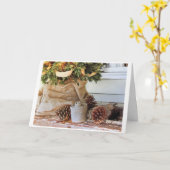 *JOY & HAPPINESS DEZE CHRISTMAS HOLIDAIRE SEIZOEN* KAART (Gele Bloem)