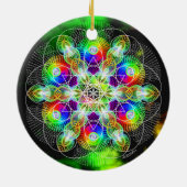 Joy/Happy Keramisch Ornament (Achterkant)