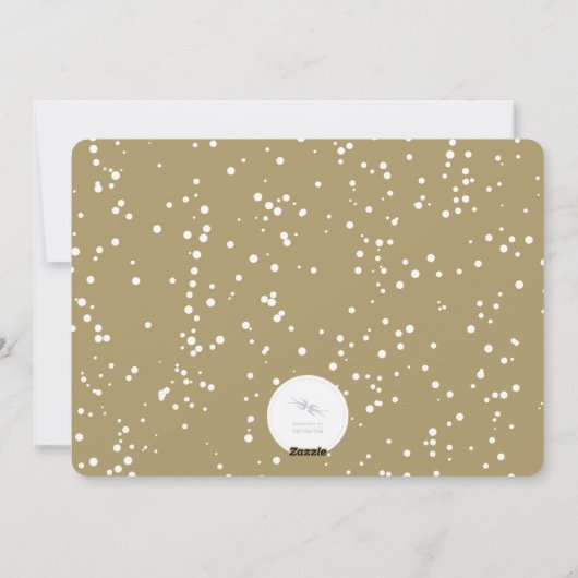 Joy het is een Jongen Foto Holiday Bancement Feestdagenkaart (Achterkant)