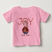 Joy Het is kerstt-shirts en cadeautjes. (Voorkant)