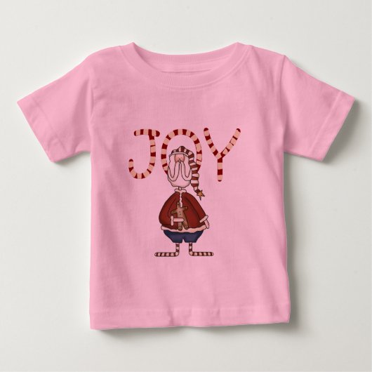 Joy Het is kerstt-shirts en cadeautjes. (Voorkant)