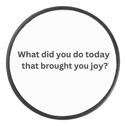 JOY hockey puck (Voorkant)