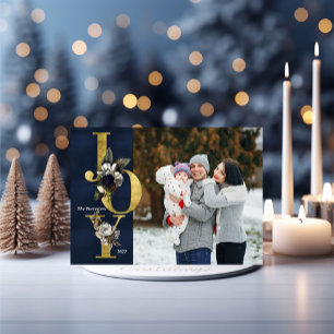 Joy Holiday-fotokaart Kaart