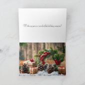 Joy Holiday Greeting Card Kaart (Binnen)
