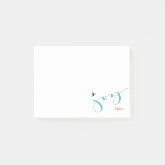 Joy, Holiday Holly Berries Post-it® Notes (Voorkant)