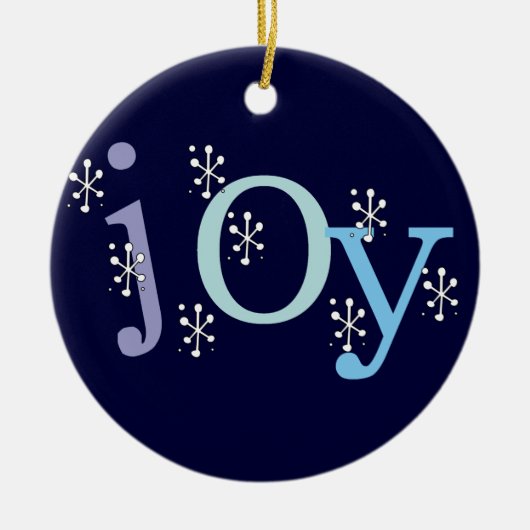 Joy Holiday Keepomwille Ornament (Voorkant)