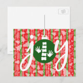 JOY Holiday Kerstchiropractic Briefkaart (Voorkant / Achterkant)