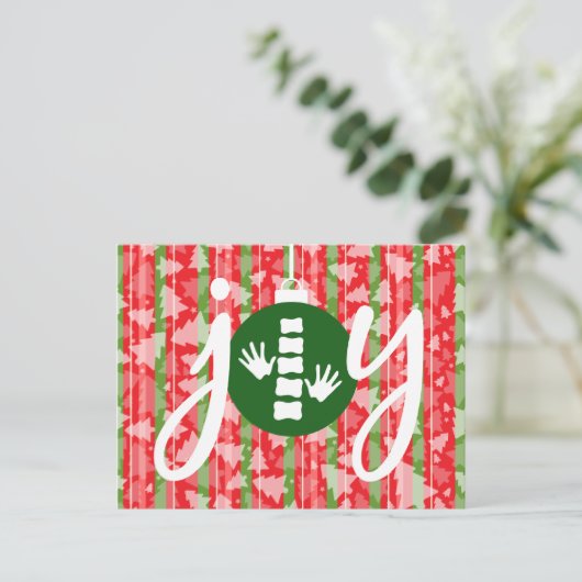 JOY Holiday Kerstchiropractic Briefkaart (Staand voorkant)