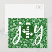 JOY Holiday Kerstchiropractic Briefkaart (Voorkant / Achterkant)