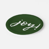 Joy Holiday Paper-Borden Papieren Bordje (Gekanteld)