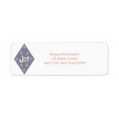 Joy Holiday retouradres Etiket (Voorkant)