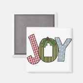 JOY Holiday Tshirts en geschenken Magneet (Voorkant / Achterkant)