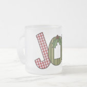 JOY Holiday Tshirts en geschenken Matglas Koffiemok (Voorkant links)