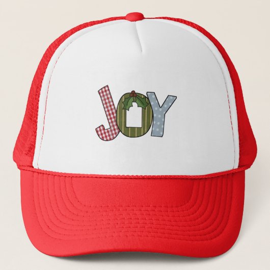 JOY Holiday Tshirts en geschenken Trucker Pet (Voorkant)