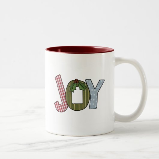 JOY Holiday Tshirts en geschenken Tweekleurige Koffiemok (Rechts)