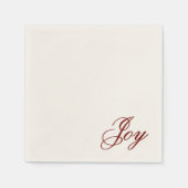 Joy Holidays Paper Napkins Servet (Voorkant)