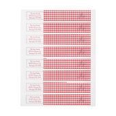 Joy Homemade kerstenvelop rond etiket (Vel)