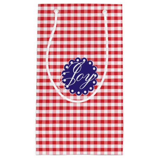 Joy Homemade kerstfeestdag Klein Cadeauzakje (Voorkant)