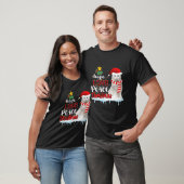 Joy Hope Love Peace kerstboom Cat Xmas Cat Gift T-shirt (Unisex)