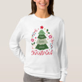 Joy Hope Love Peace Kerstmis T-shirt (Voorkant)
