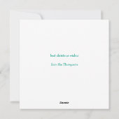 Joy Hope Love Peace Kerstretro Feestdagenkaart (Achterkant)