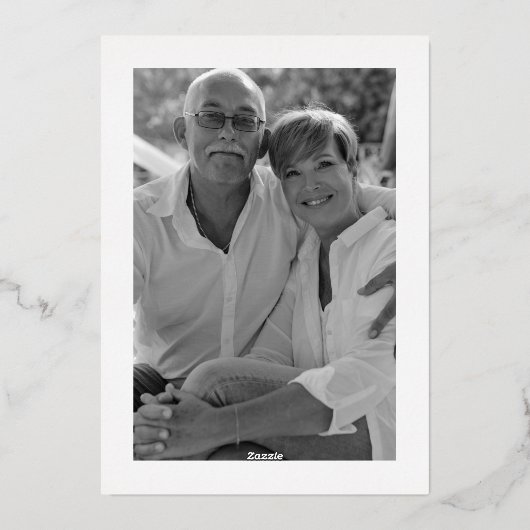 Joy Hope Love Peace Wonder Christelijk Kerstmis Folie Feestdagenkaart (Achterkant)