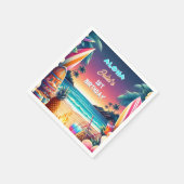 Joy hula Luau Surf aloha hawaiian 1e verjaardag Servet (Hoek)