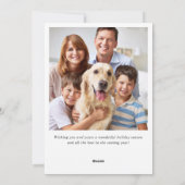 JOY Hulst Berry Tak Kerst Groet FOTO Feestdagenkaart (Achterkant)