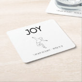 Joy - I am with you always Kartonnen Onderzetters (Schuin)