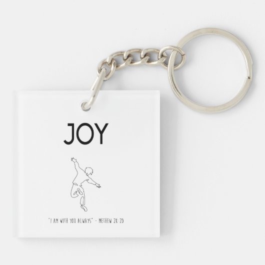Joy - I am with you always Sleutelhanger (Achterkant)