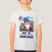 Joy in 4th of July Celebration Tri-Blend Shirt (Voorkant)