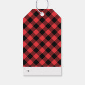 Joy in a Bottle Holiday Wine Gift Labels Cadeaulabel (Achterkant)