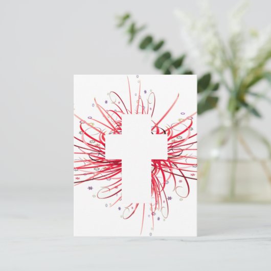 JOY! in het Kruis Briefkaart (Staand voorkant)