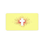 JOY in het Kruis Etiket (Voorkant)