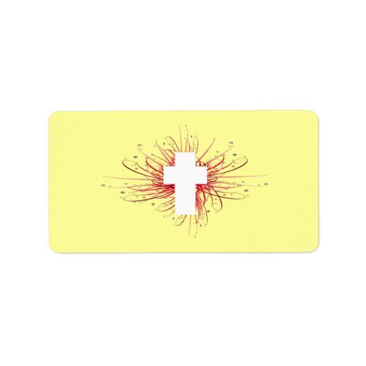 JOY in het Kruis Etiket (Voorkant)