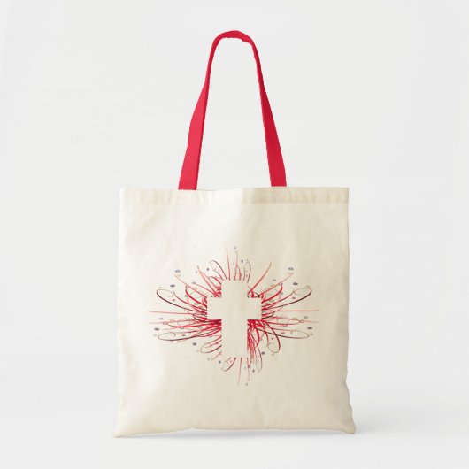 JOY! in het Kruis Tote Bag (Voorkant)