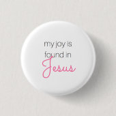Joy in Jesus Button (Voorkant)