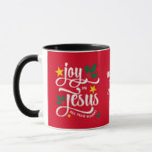 JOY IN JESUS Family Name Christian Christmas Mok (Links)
