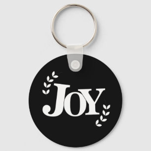 Joy Inspirerend Quote Typografie Sleutelhanger